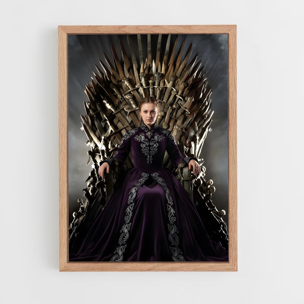 ap-game of thrones-10 cadre Bois clair