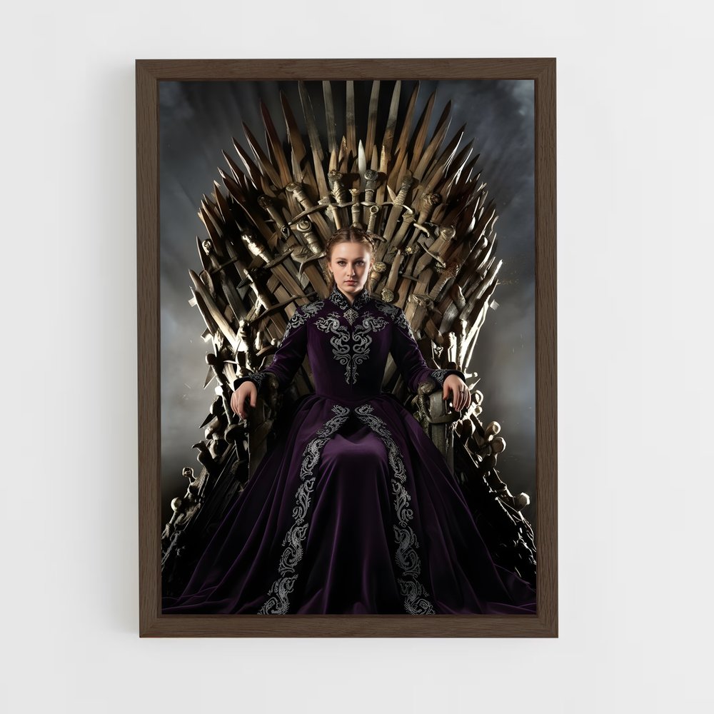 ap-game of thrones-10 cadre Bois foncé