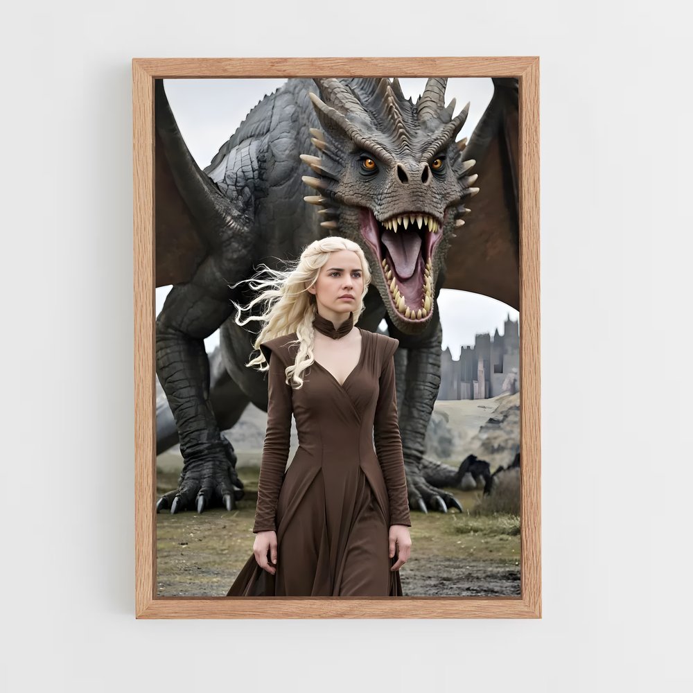 ap-game of thrones-11 cadre Bois clair