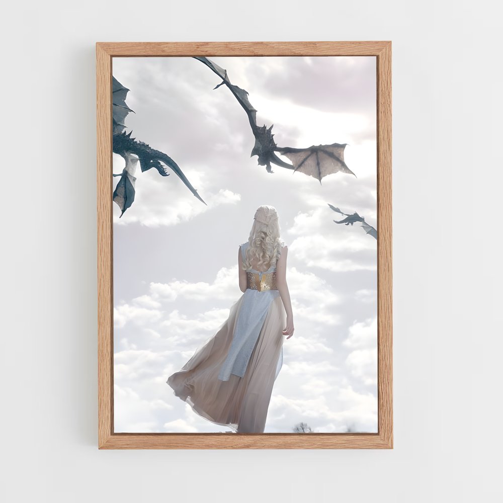 ap-game of thrones-4 cadre Bois clair