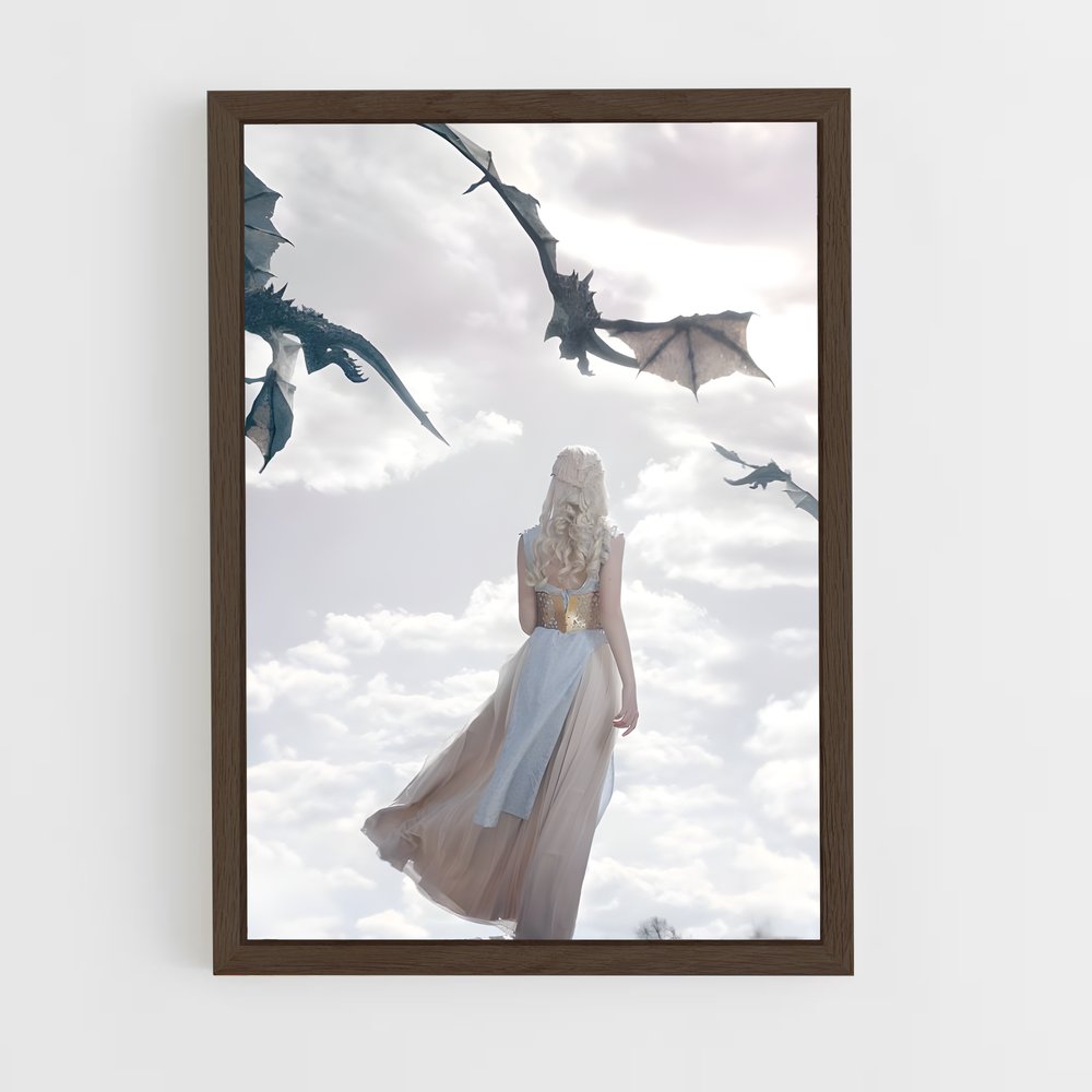 ap-game of thrones-4 cadre Bois foncé