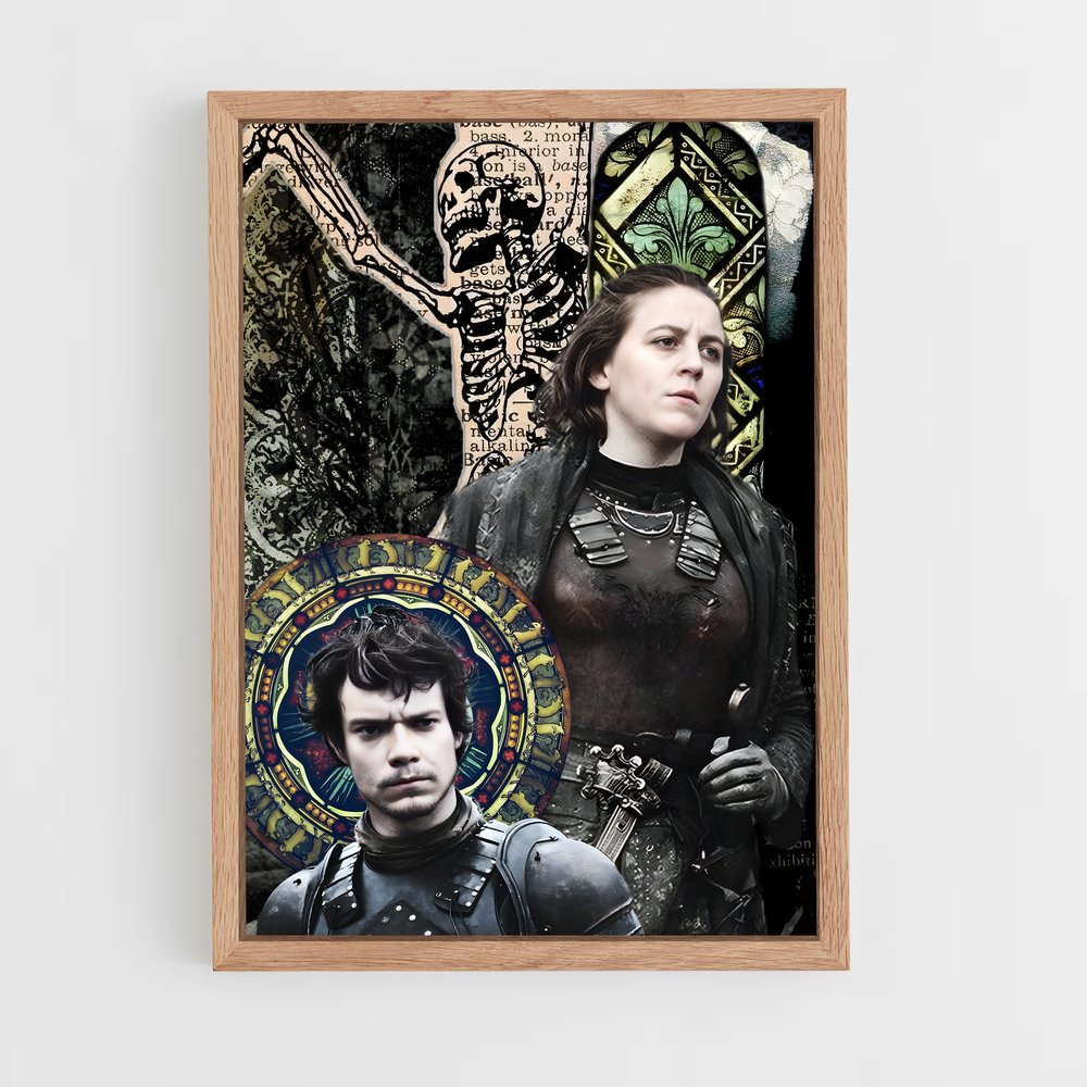 ap-game of thrones-7 cadre Bois clair