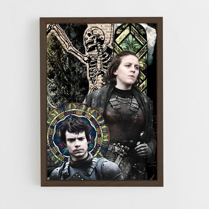 ap-game of thrones-7 cadre Bois foncé