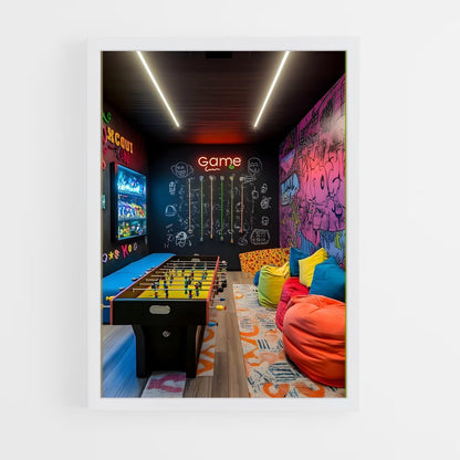 ap-game room-15 cadre Blanc