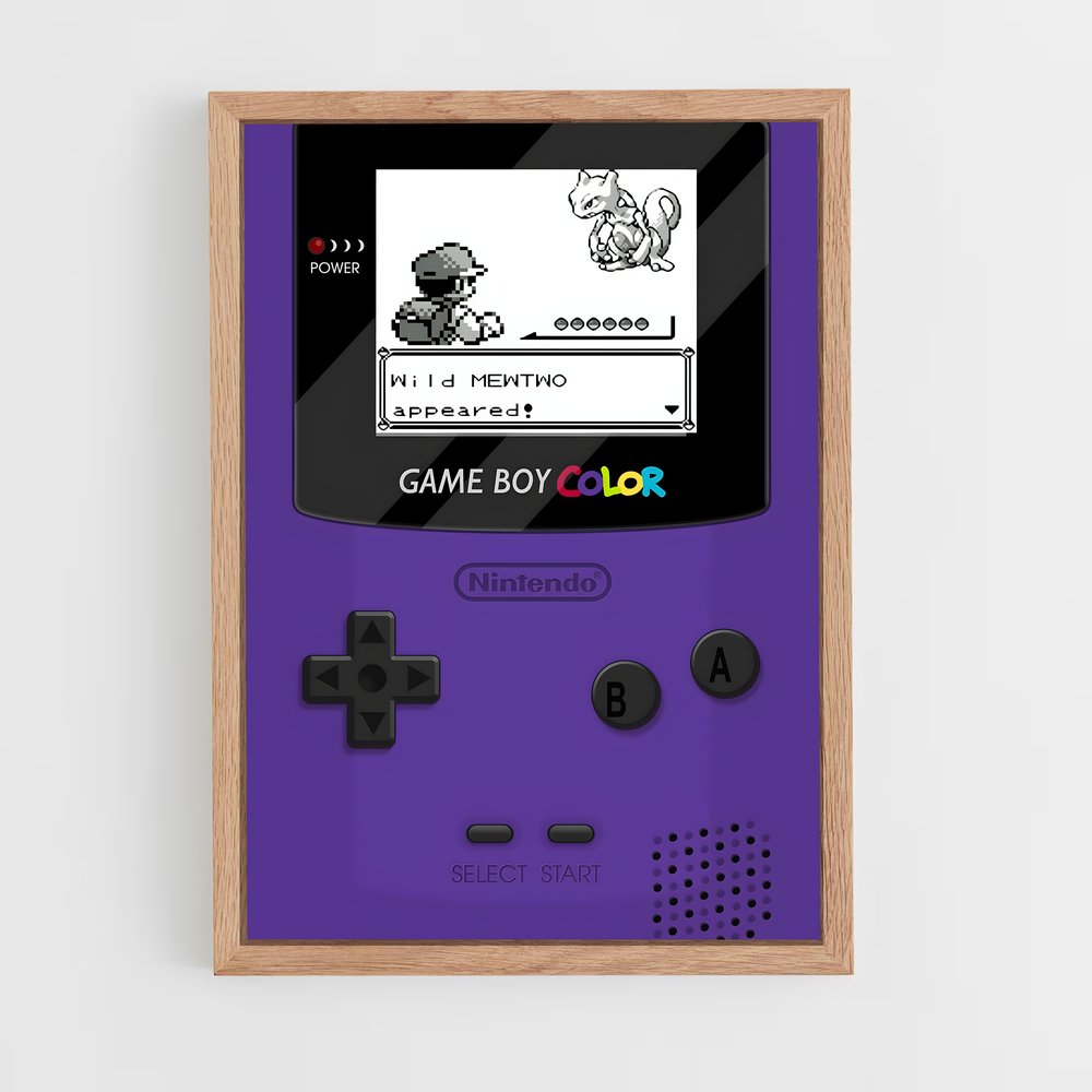 ap-gameboy color-4 cadre Bois clair