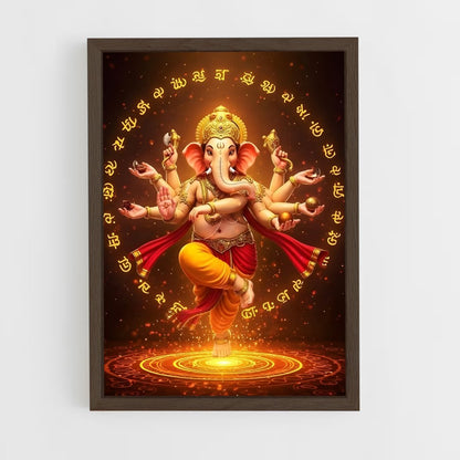 ap-ganesh-7 cadre Bois foncé