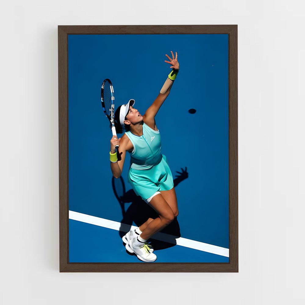 ap-garbine muguruza-3 cadre Bois foncé
