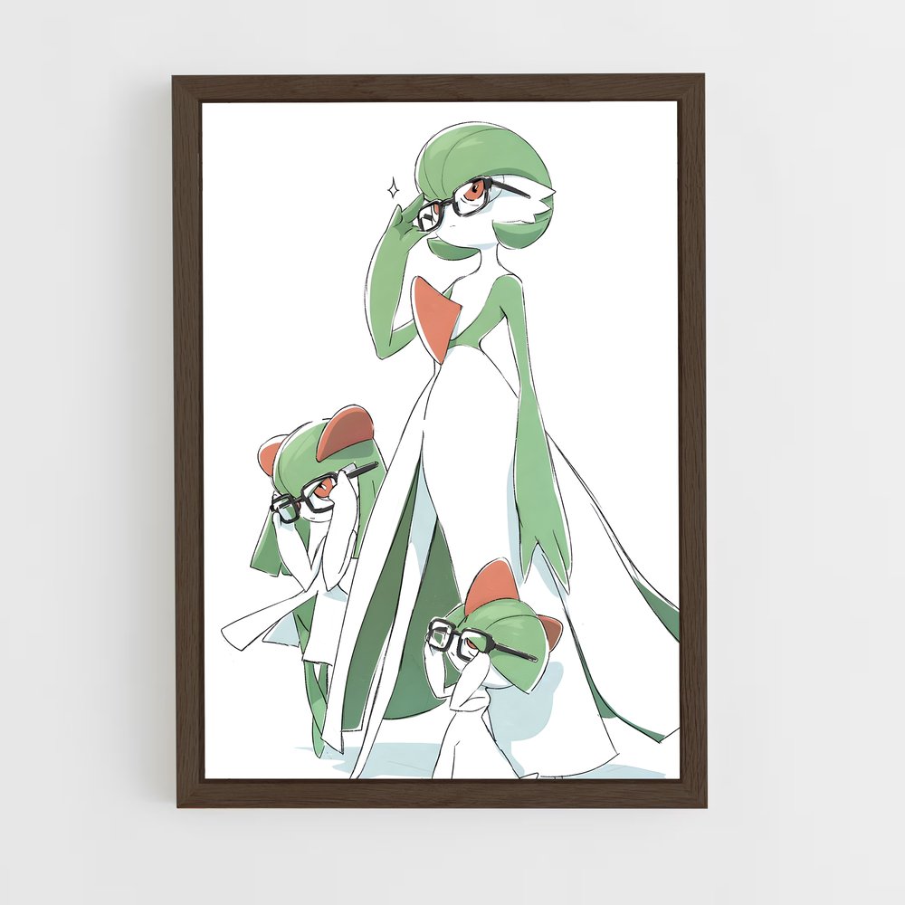 ap-gardevoir-8 cadre Bois foncé