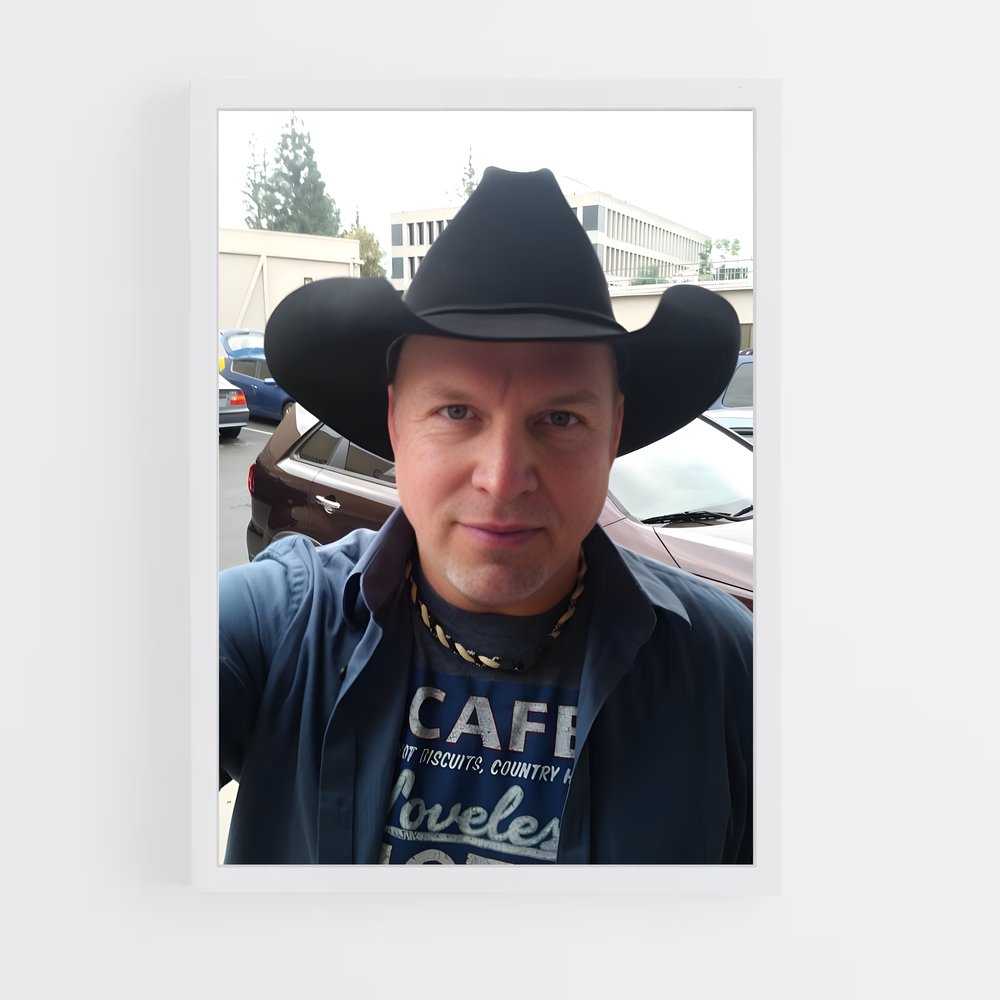 ap-garth brooks-4 cadre Blanc