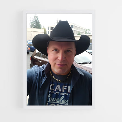 ap-garth brooks-4 cadre Blanc