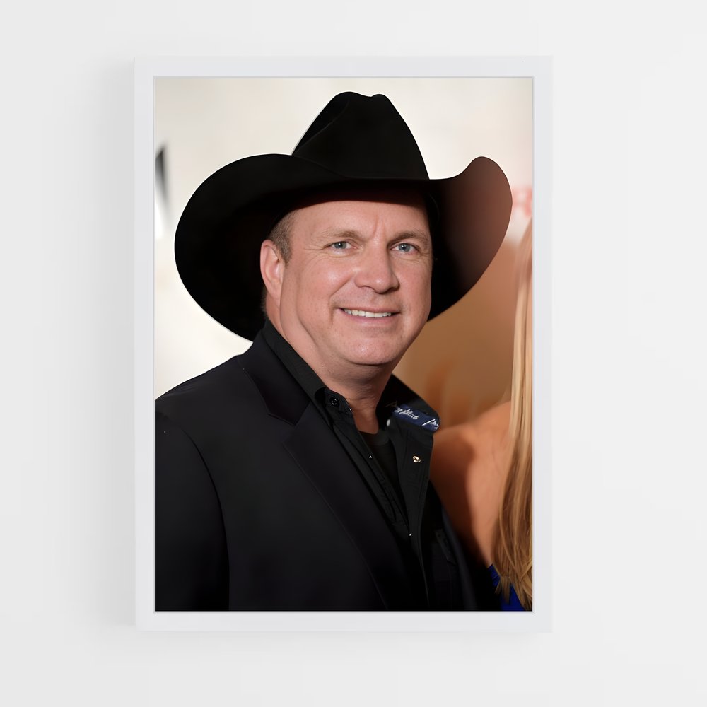ap-garth brooks-6 cadre Blanc