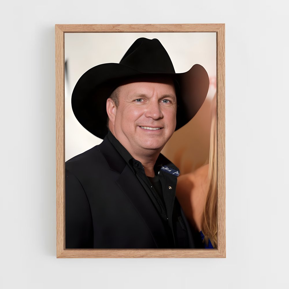 ap-garth brooks-6 cadre Bois clair