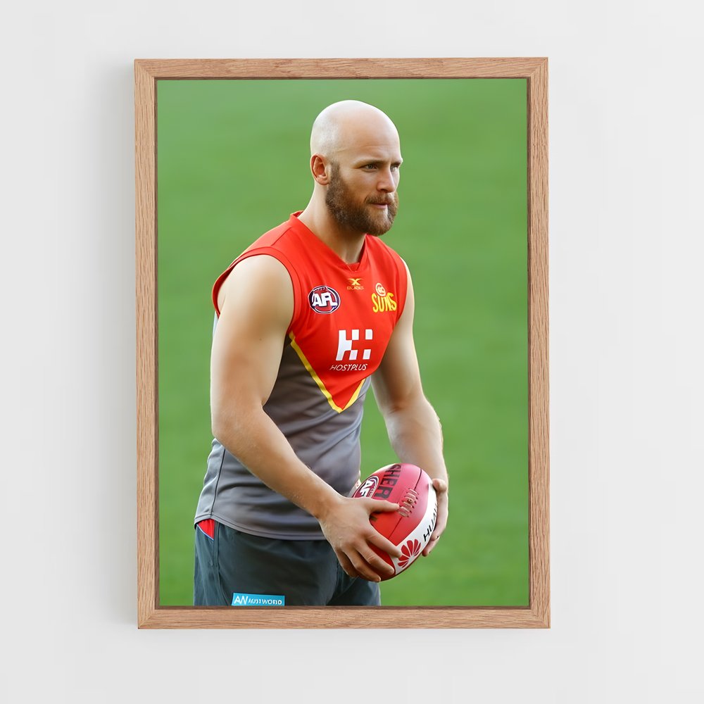 ap-gary ablett-2 cadre Bois clair