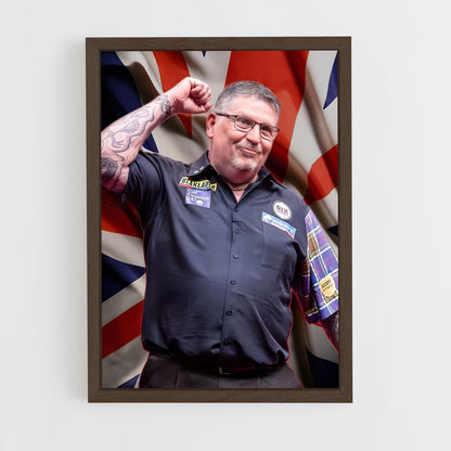 ap-gary anderson-1 cadre Bois foncé