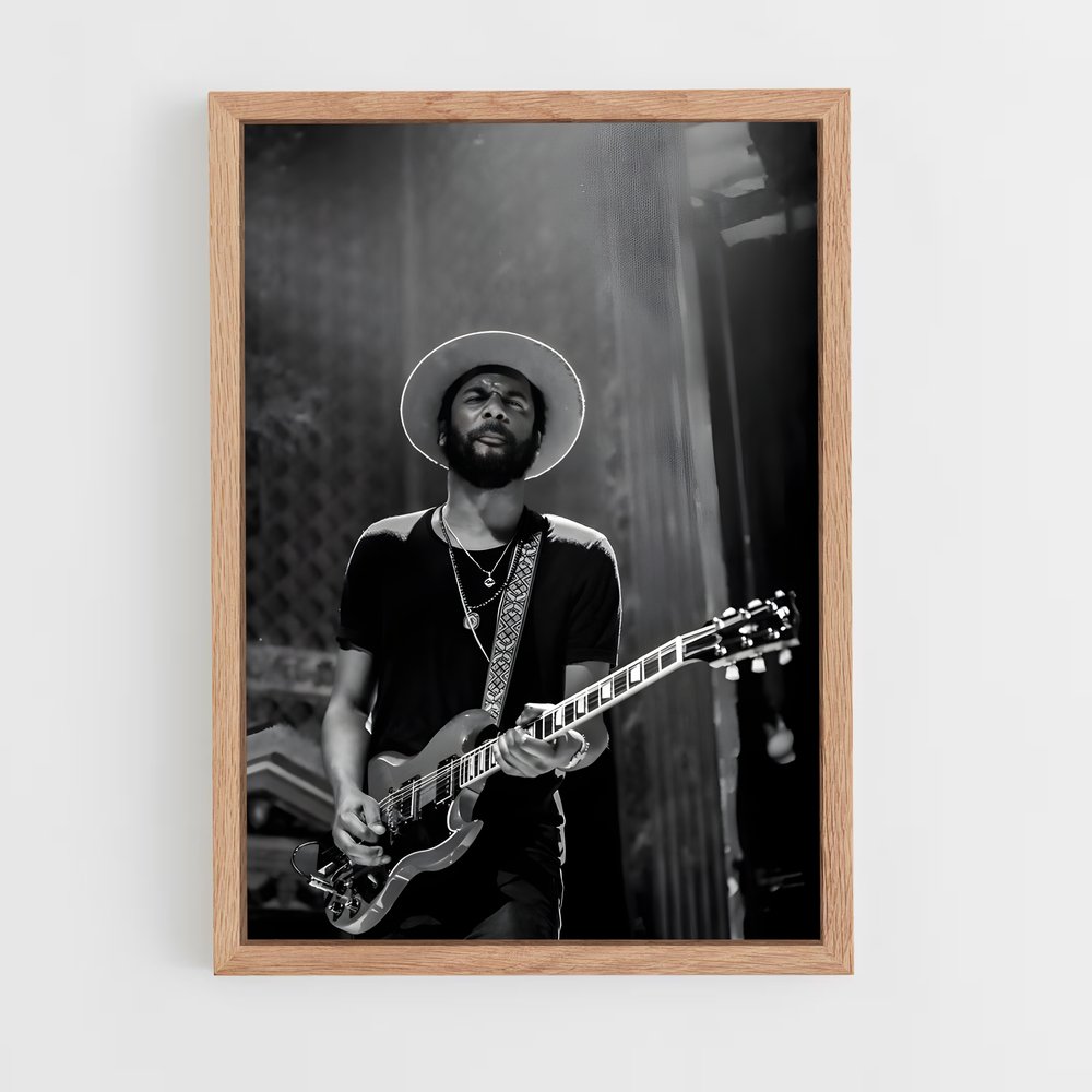ap-gary clark jr.-1 cadre Bois clair