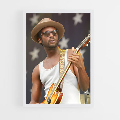 ap-gary clark jr.-10 cadre Blanc