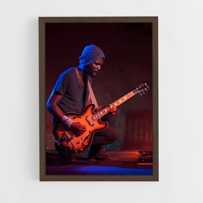 ap-gary clark jr.-4 cadre Bois foncé