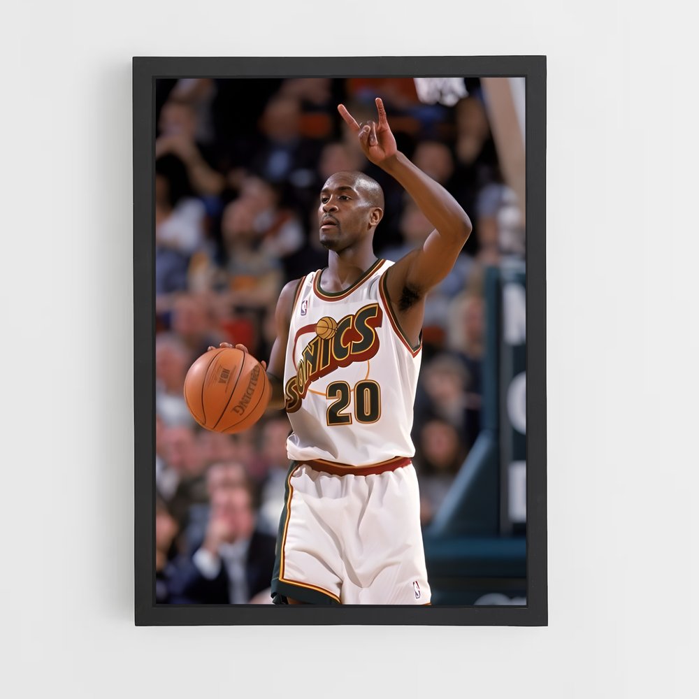 ap-gary payton-2 cadre Noir