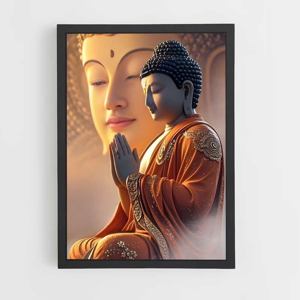 ap-gautama buddha-8 cadre Noir