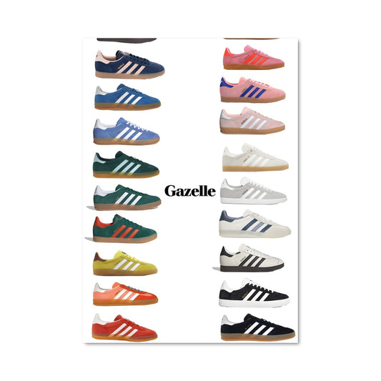 Poster Gazelle Colorée