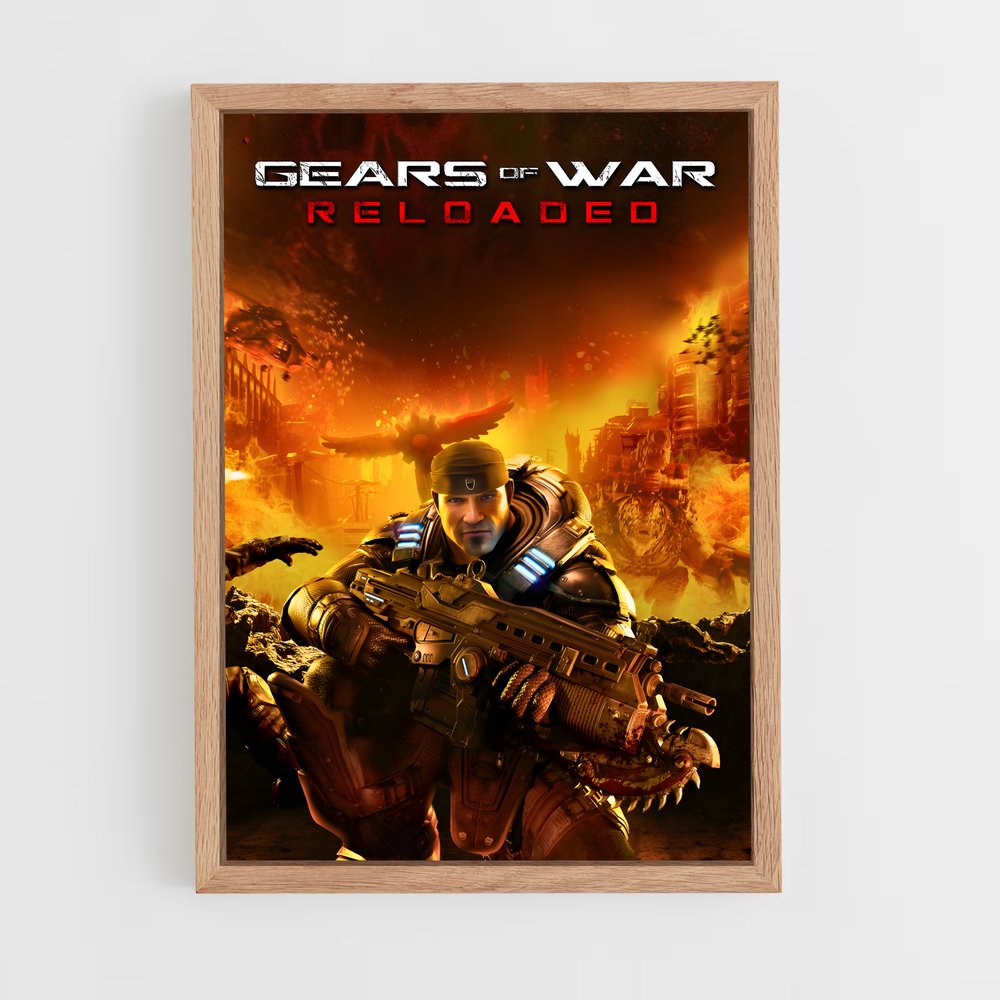 ap-gears of war-4 cadre Bois clair