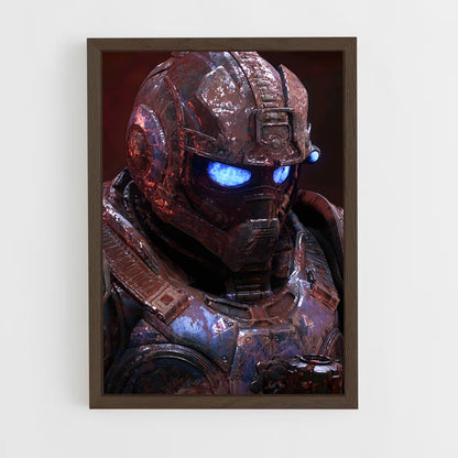 ap-gears of war-5 cadre Bois foncé