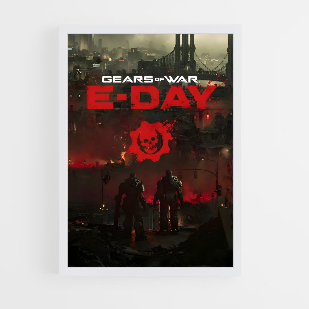 ap-gears of war-6 cadre Blanc