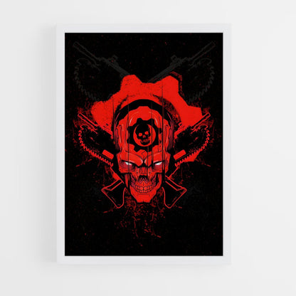 ap-gears of war-8 cadre Blanc