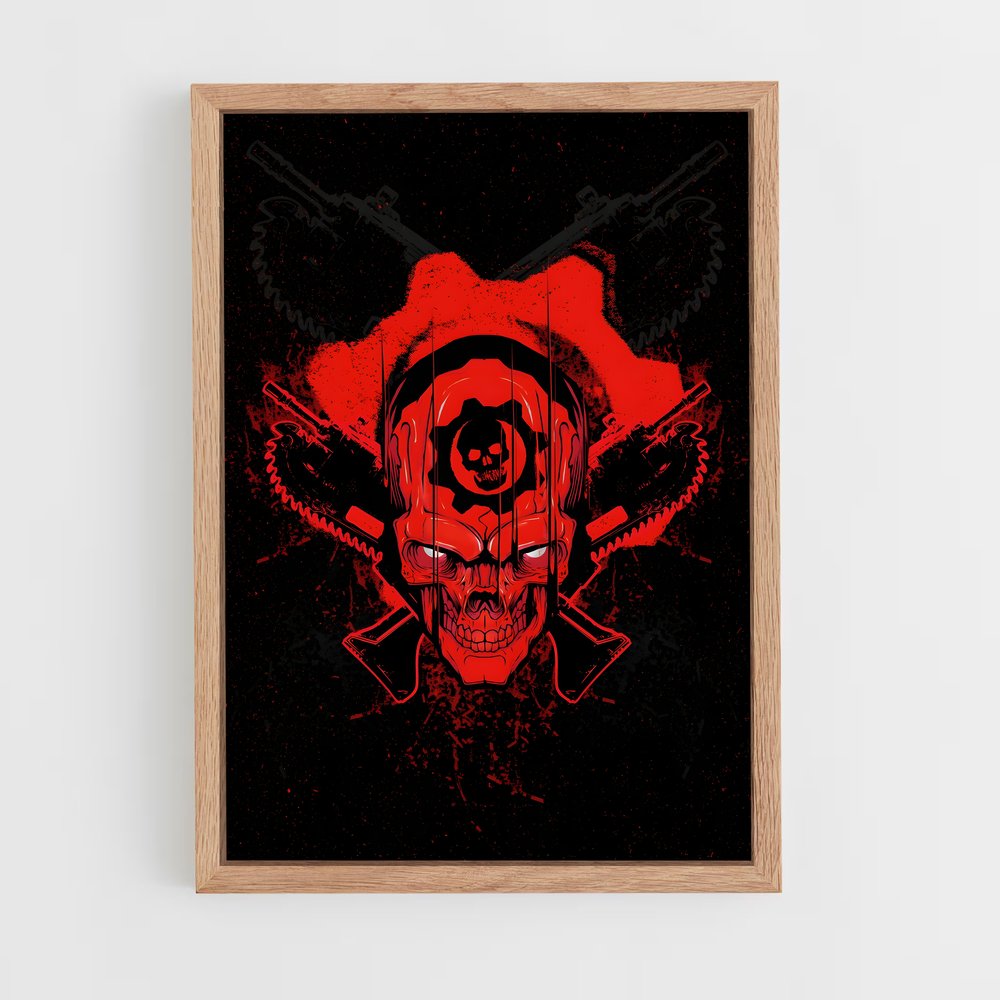 ap-gears of war-8 cadre Bois clair