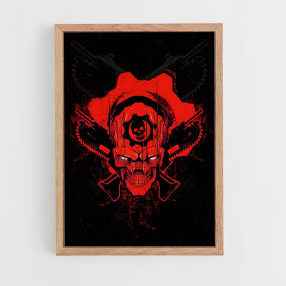 ap-gears of war-8 cadre Bois clair