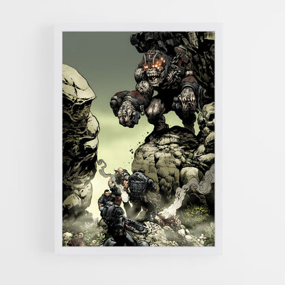 ap-gears of war-9 cadre Blanc