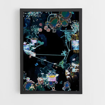 ap-generative art-2 cadre Noir