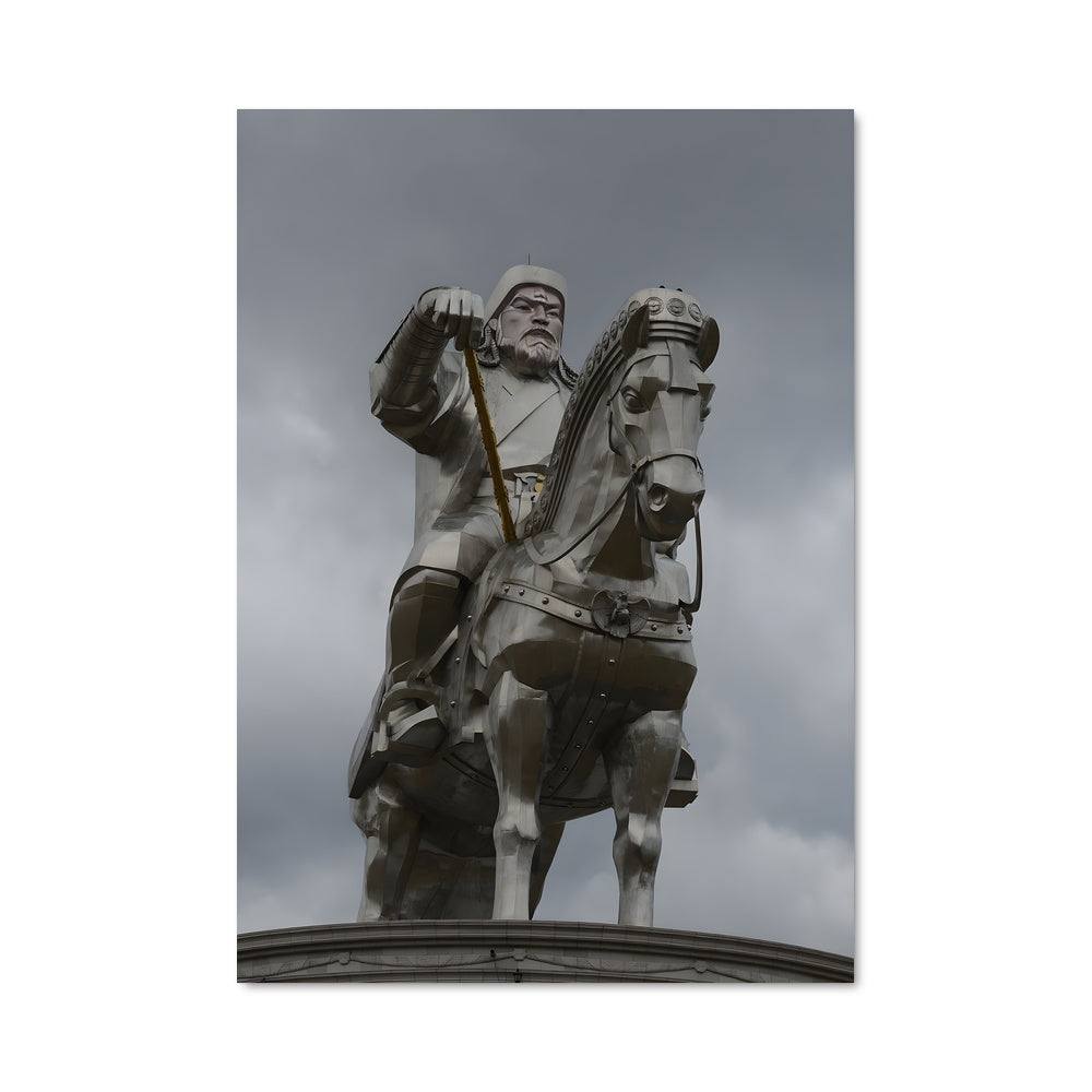 Poster Genghis Khan Équestre