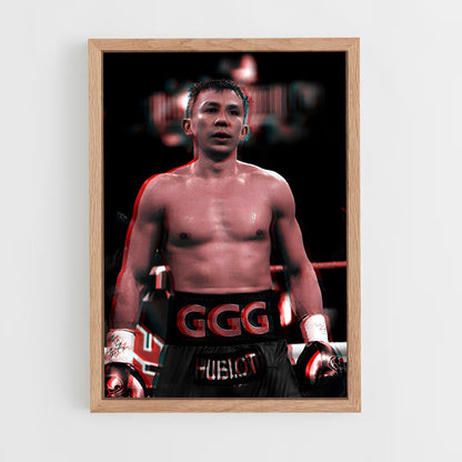 ap-gennady golovkin-11 cadre Bois clair