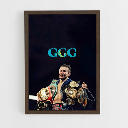 ap-gennady golovkin-2 cadre Bois foncé