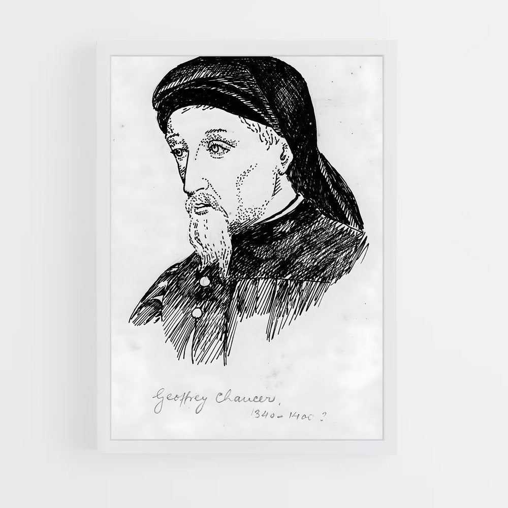 ap-geoffrey chaucer-2 cadre Blanc