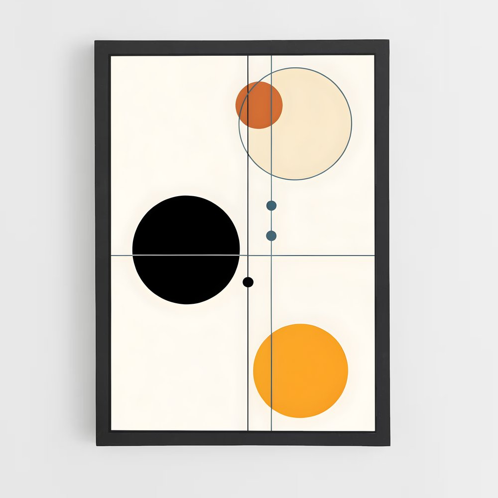 ap-geometric-3 cadre Noir
