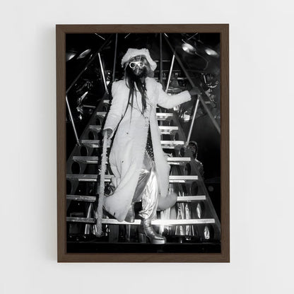 ap-george clinton-1 cadre Bois foncé