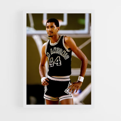 ap-george gervin-3 cadre Blanc