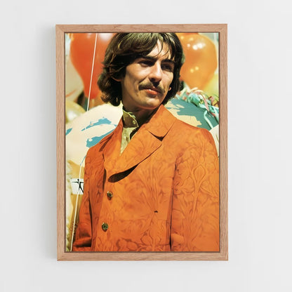 ap-george harrison-4 cadre Bois clair