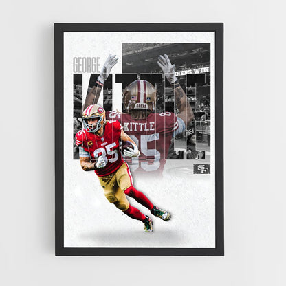 ap-george kittle-4 cadre Noir