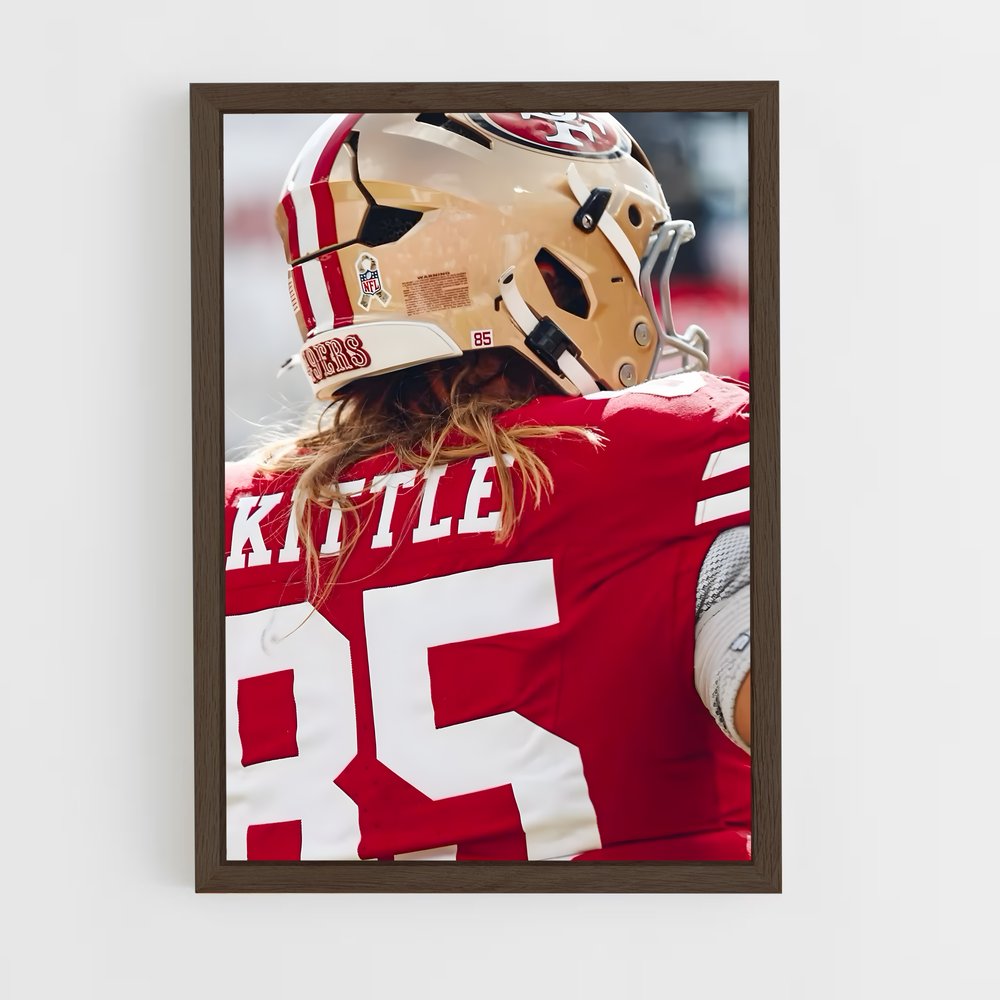 ap-george kittle-6 cadre Bois foncé