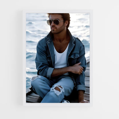 ap-george michael-1 cadre Blanc
