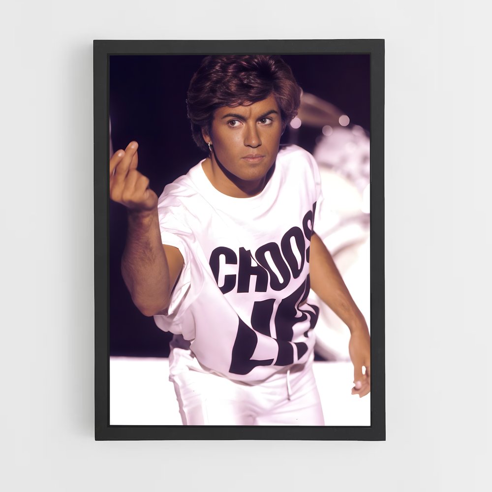 ap-george michael-2 cadre Noir