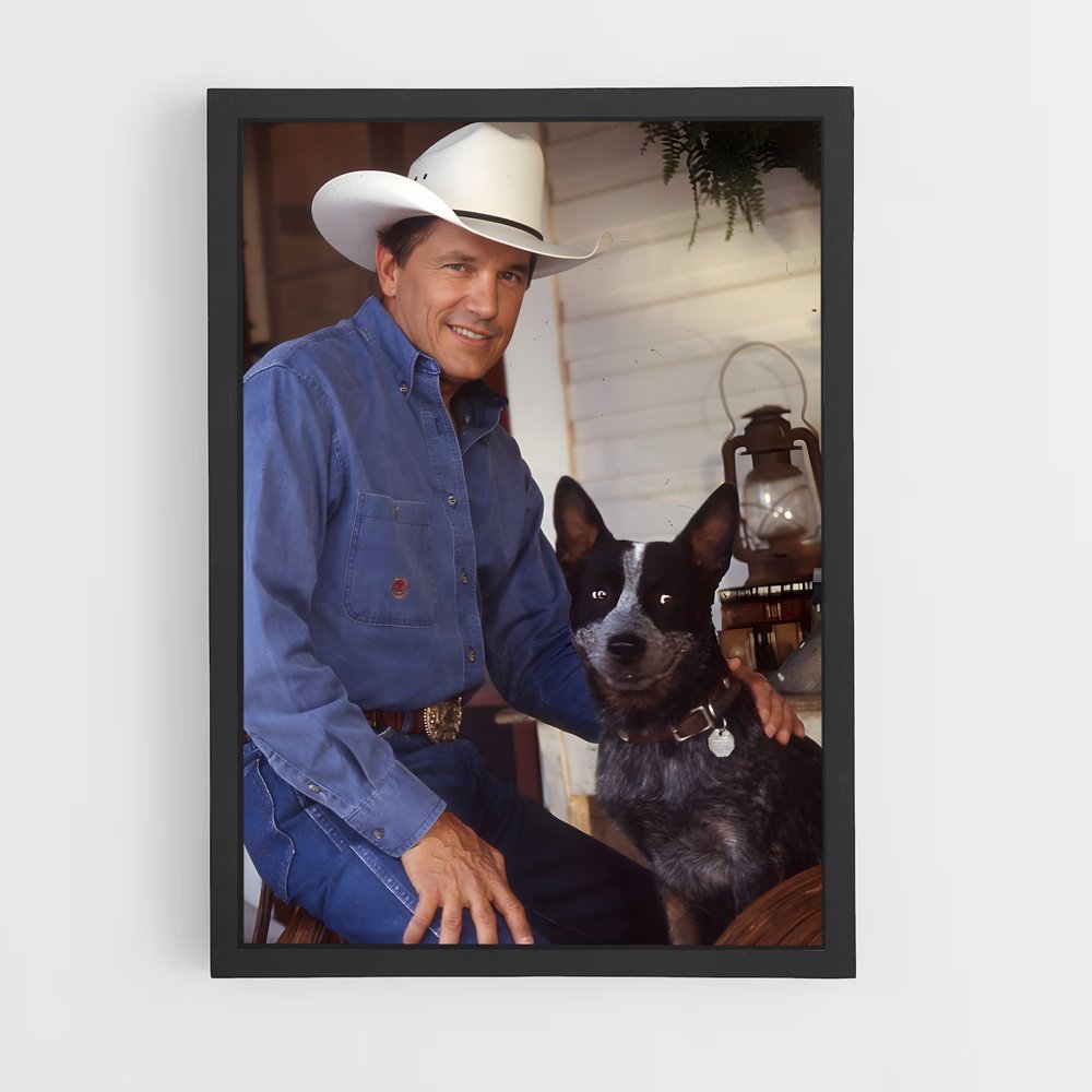 ap-george strait-11 cadre Noir
