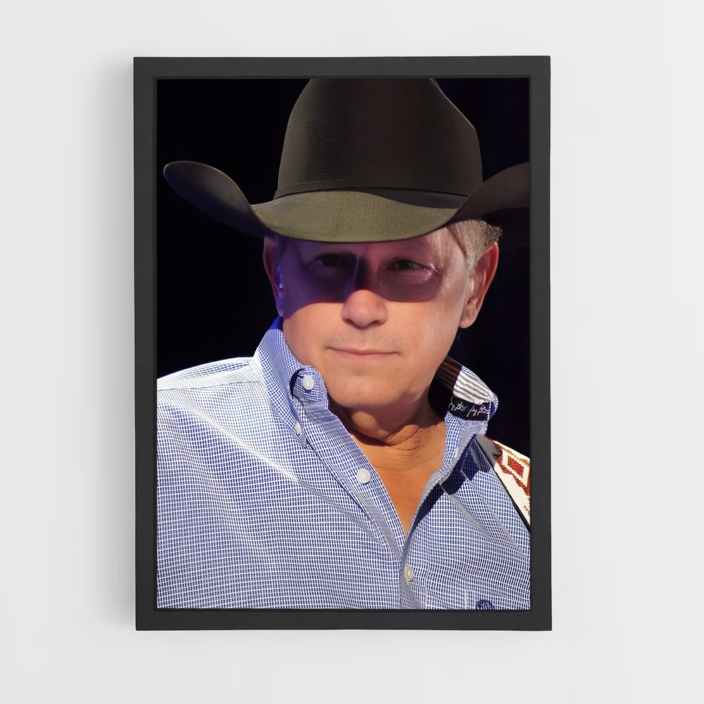ap-george strait-13 cadre Noir