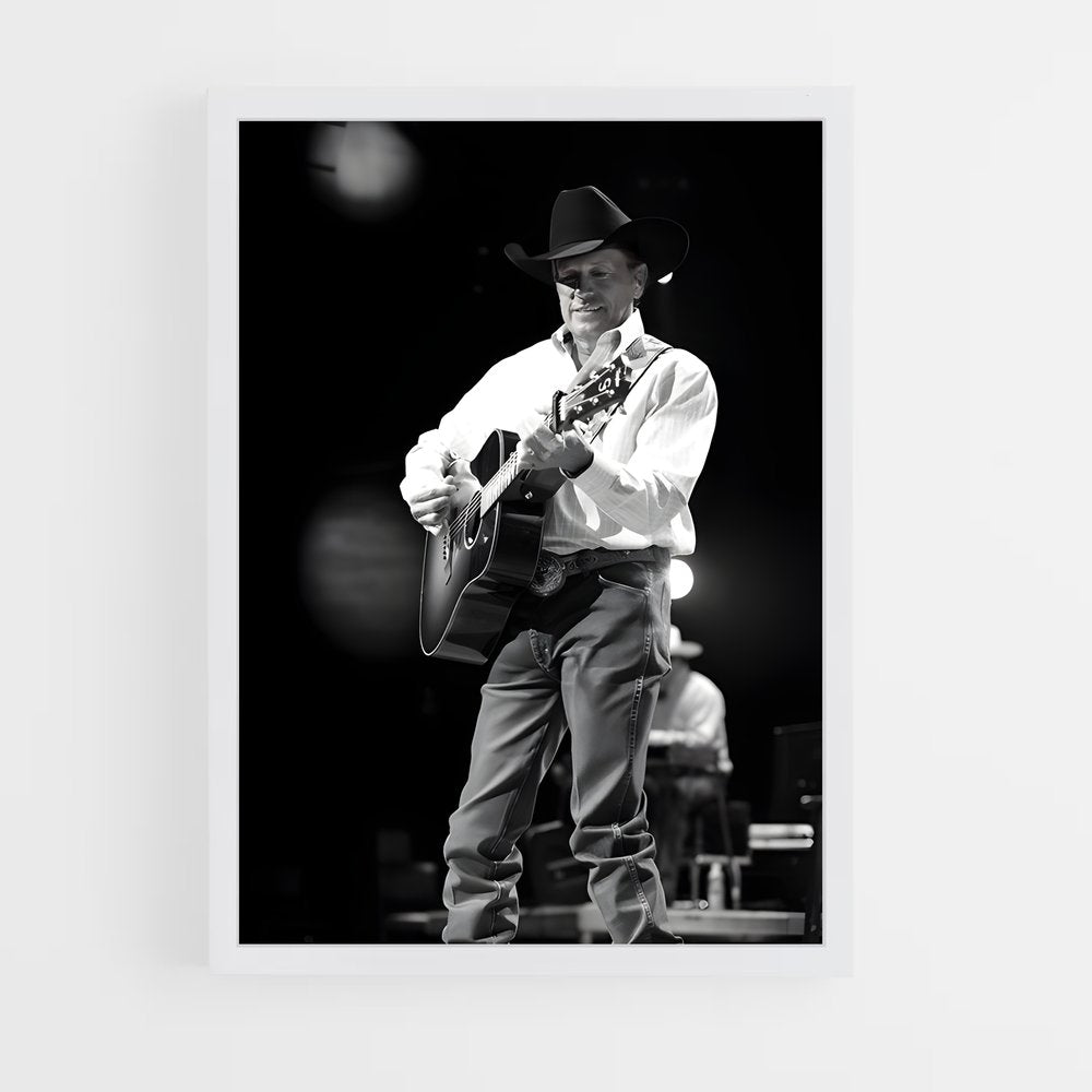 ap-george strait-14 cadre Blanc
