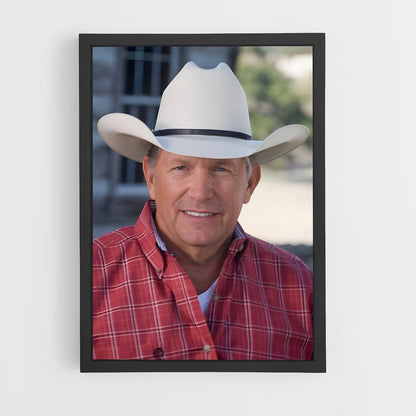 ap-george strait-2 cadre Noir