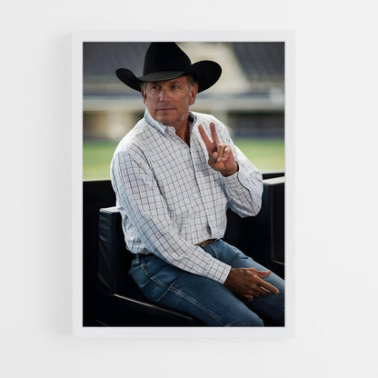 ap-george strait-4 cadre Blanc