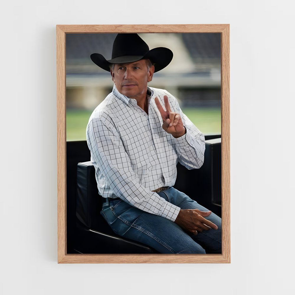 ap-george strait-4 cadre Bois clair